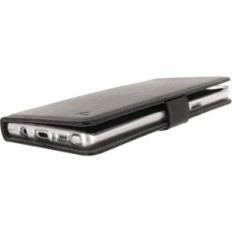 Custodia a Portafoglio in Silicone Classica Samsung Galaxy Note 8 Nero