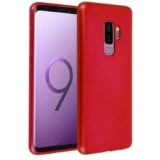 Cover posteriore in silicone soft touch per smartphone Samsung S9 - Vari colori