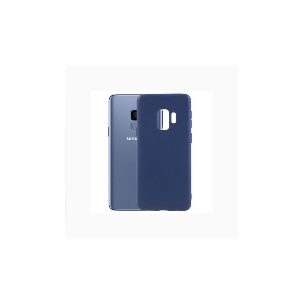 Cover per Samsung Galaxy S9 in silicone TPU opaca Blu