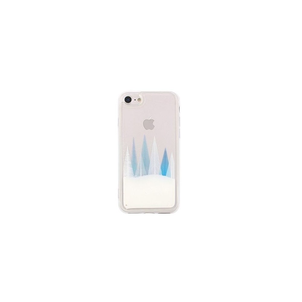 Cover per Huawei P Smart in silicone con liquido glitterato effetto neve