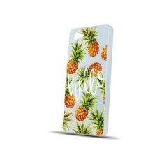 Cover per iPhone X in silicone Trendy Pineapple