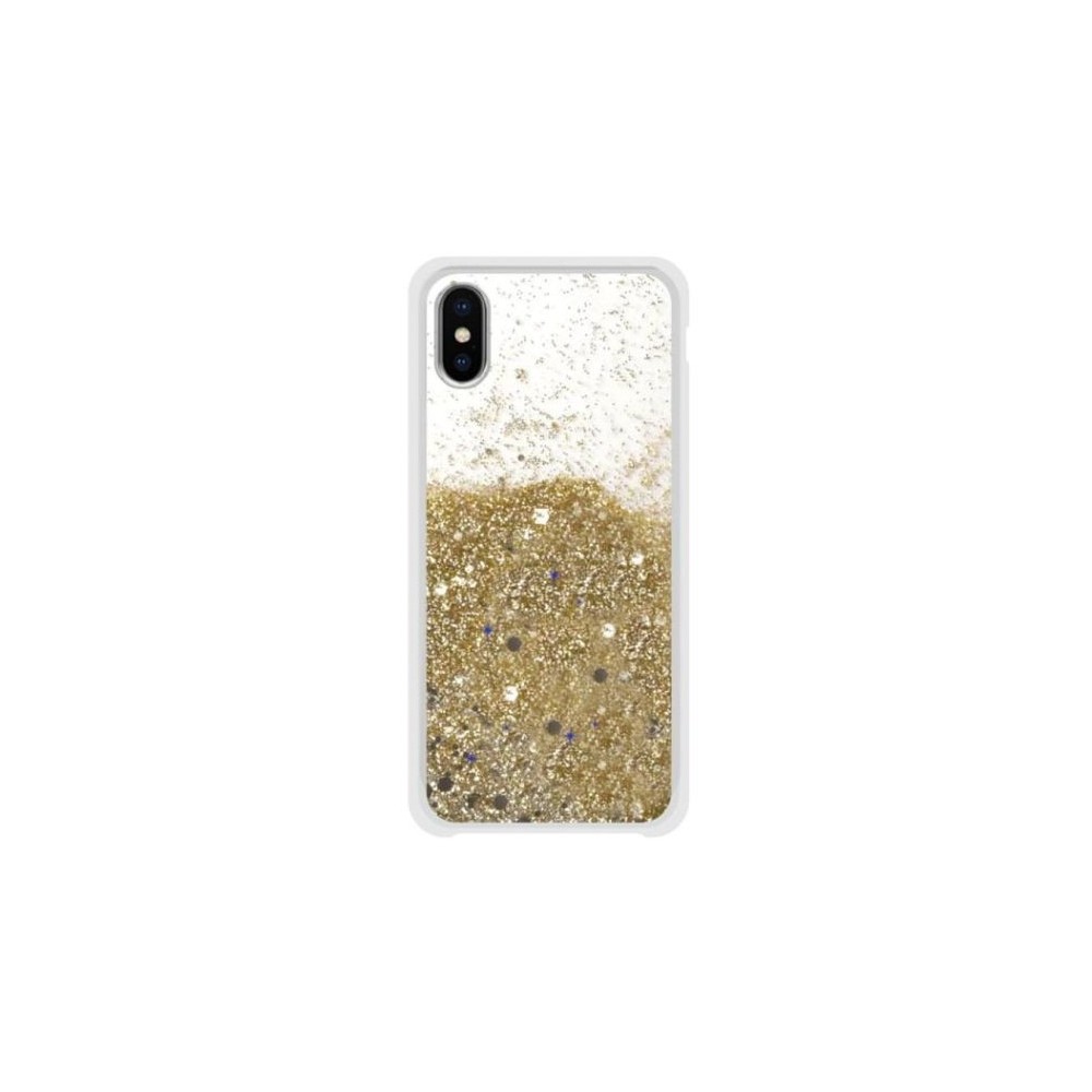 Cover glitterata oro per iPhone XS Max