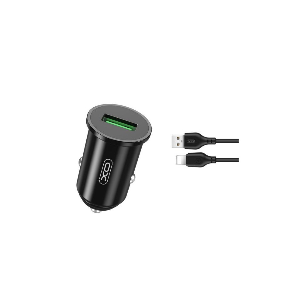 Caricabatterie da auto USB Lightning 1m 18W 5/9/12V 3/2/1.5A