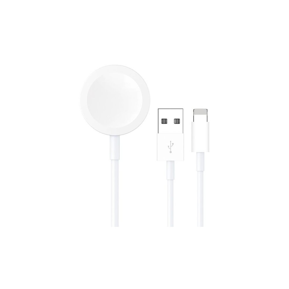 Caricabatterie 2in1 USB Ligtning per iPhone e carica wireless per iWatch