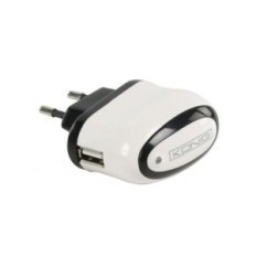 Caricatore a Muro 1-Output 1.0 A USB Bianco/Nero