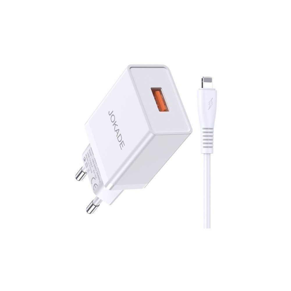 Caricabatterie USB Lightning ricarica rapida 5V/5A JB022