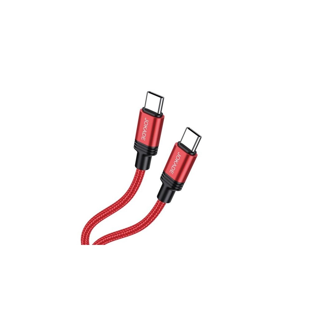 Cavo per ricarica e sincronizzazione USB type C 1m 5A rosso JA034