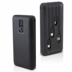 Powerbank 8800mAh nero USB/microUSB/type C/Lightning