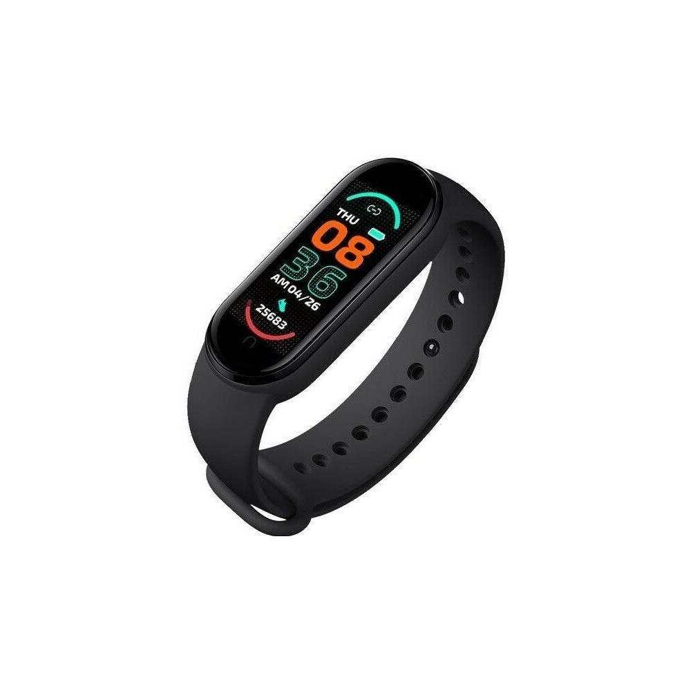 Smartband Bluetooth rilevamento frequenza cardiaca e notifiche M6