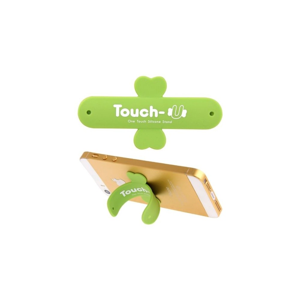 TOUCH-U - Supporto in silicone per smartphone - Verde