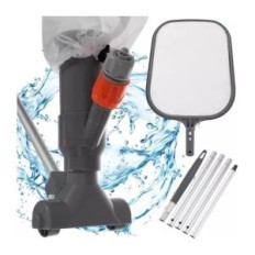 Kit 2 in 1 aspiratore e retino per pulizia piscine