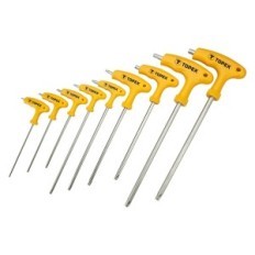 SERIE CACCIAVITI A T RESISTANT-TORX 9 pz