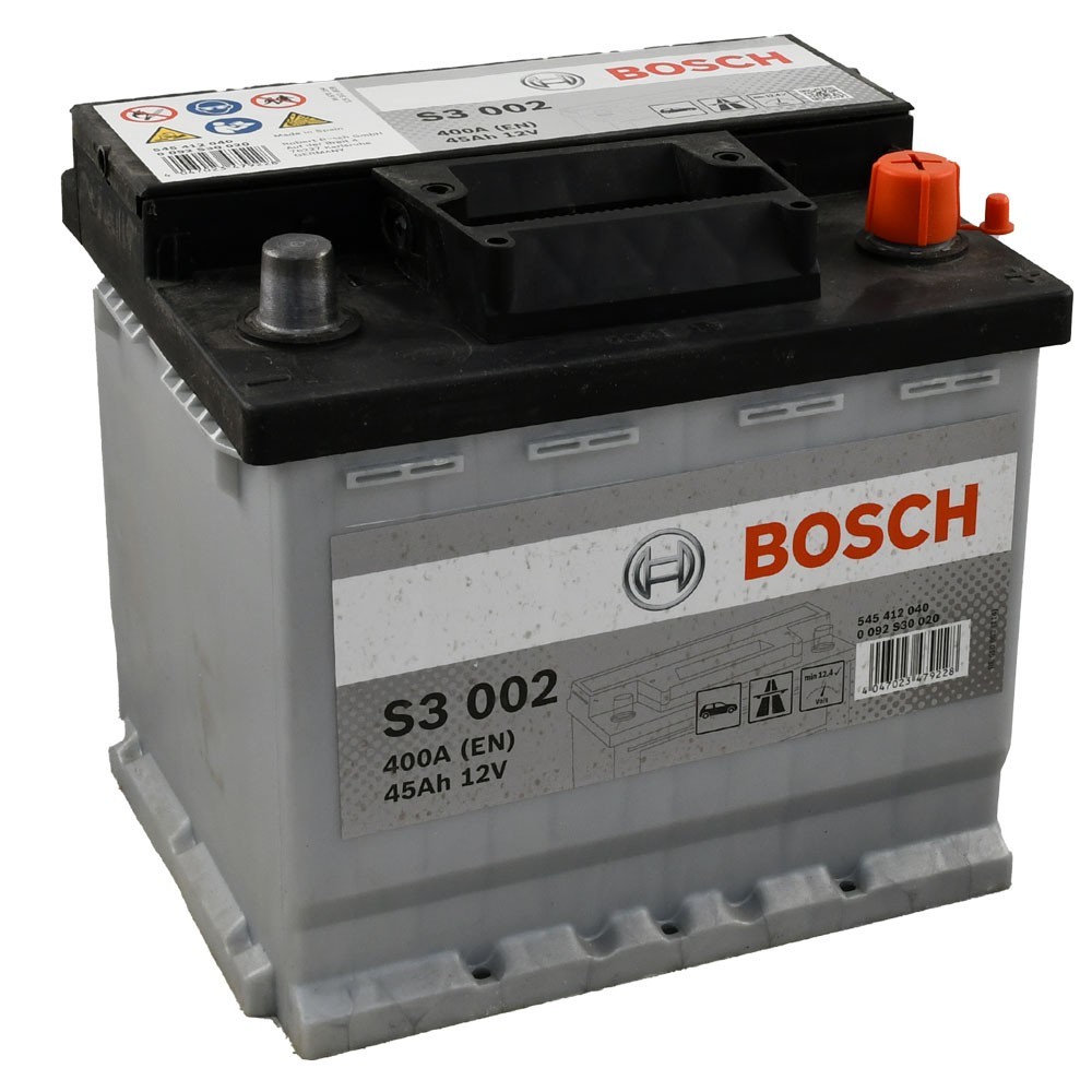 BATTERIA PER AUTO BOSCH S3005 56 Ah dx - mm 242 x 175 x 190