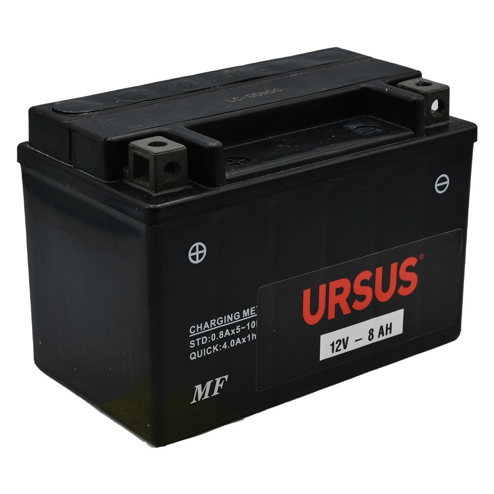 BATTERIA PER MOTO URSUS 6 Ah - mm 135 x 60 x 130