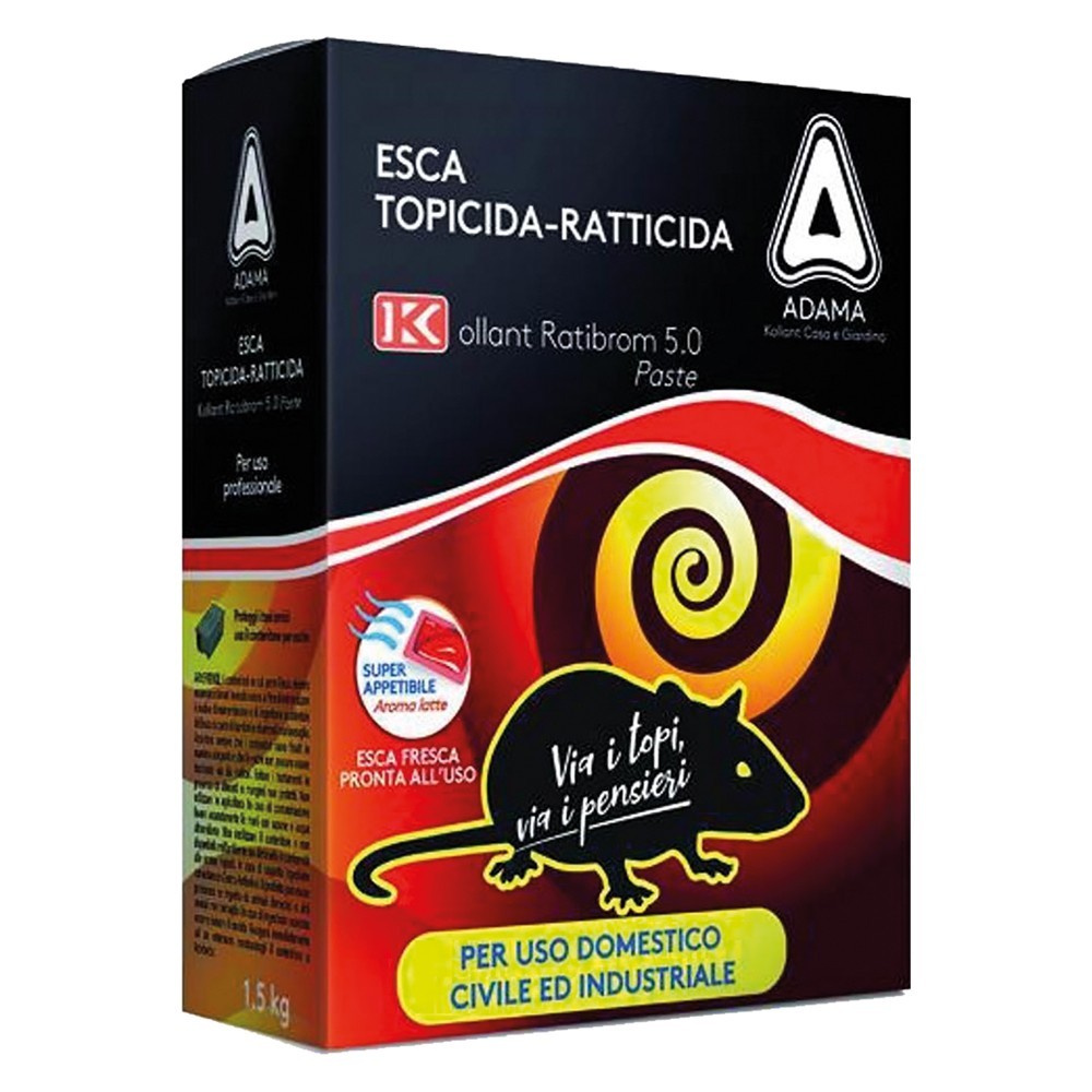 ESCA TOPICIDA RATIBROM gr. 1500 - cf. 3 buste (500 gr.)