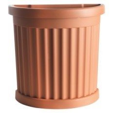 VASO ROMA cm 27 x 52 x h 49 Lt. 35 terracotta