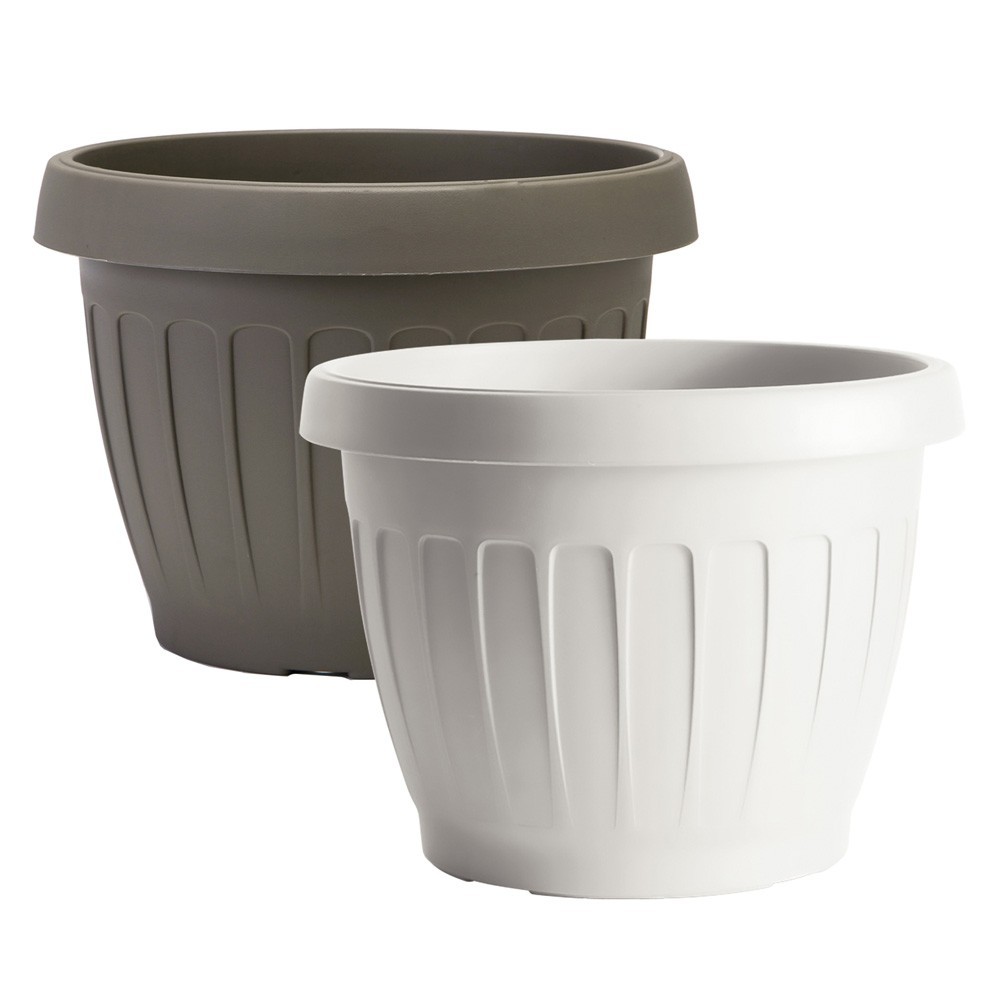 VASO TONDO ø 25 x h.185 Lt. 57 - bianco