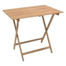 TAVOLO LEGNO PIEGHEVOLE PIC NIC cm 60 x 80 H 75 cm - col.naturale