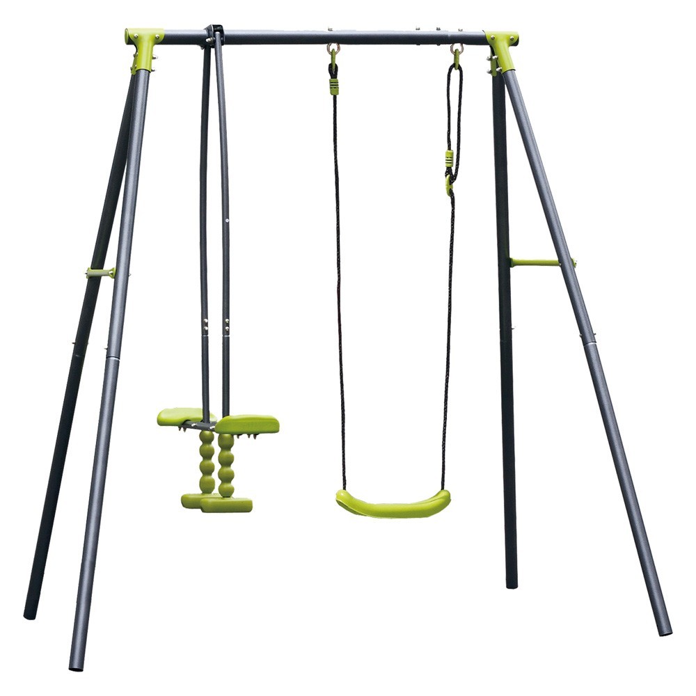 ALTALENA CON CAVALCABILE BABY SWING SET 2 posti - cm 195 x 153 x h 195