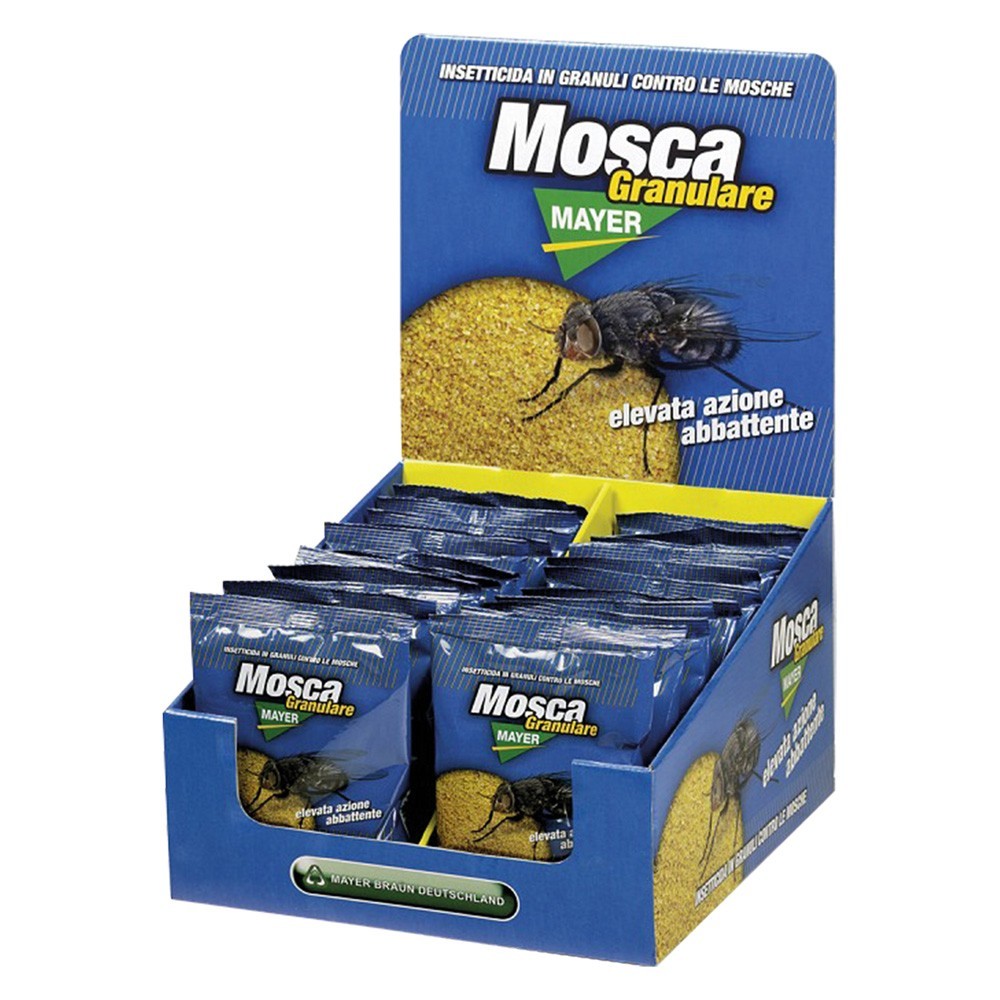 ESPOSITORE ESCA GRANULARE MOSCAMAYER 25 bustine da 100 gr.