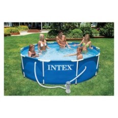 PISCINA CON TELAIO LINEA FRAME cm 305 x 76 - 4485lt pompa 1250 l/h