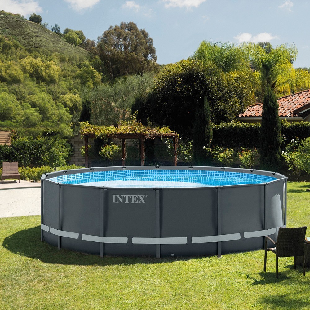 PISCINA CON TELAIO LINEA ULTRA FRAME XTR cm 488 x 122 - lt.19156