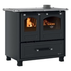 CUCINA A LEGNA FAMILY 45 Colore nero antracite