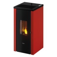 STUFA A PELLET VERA 7 Colore rosso