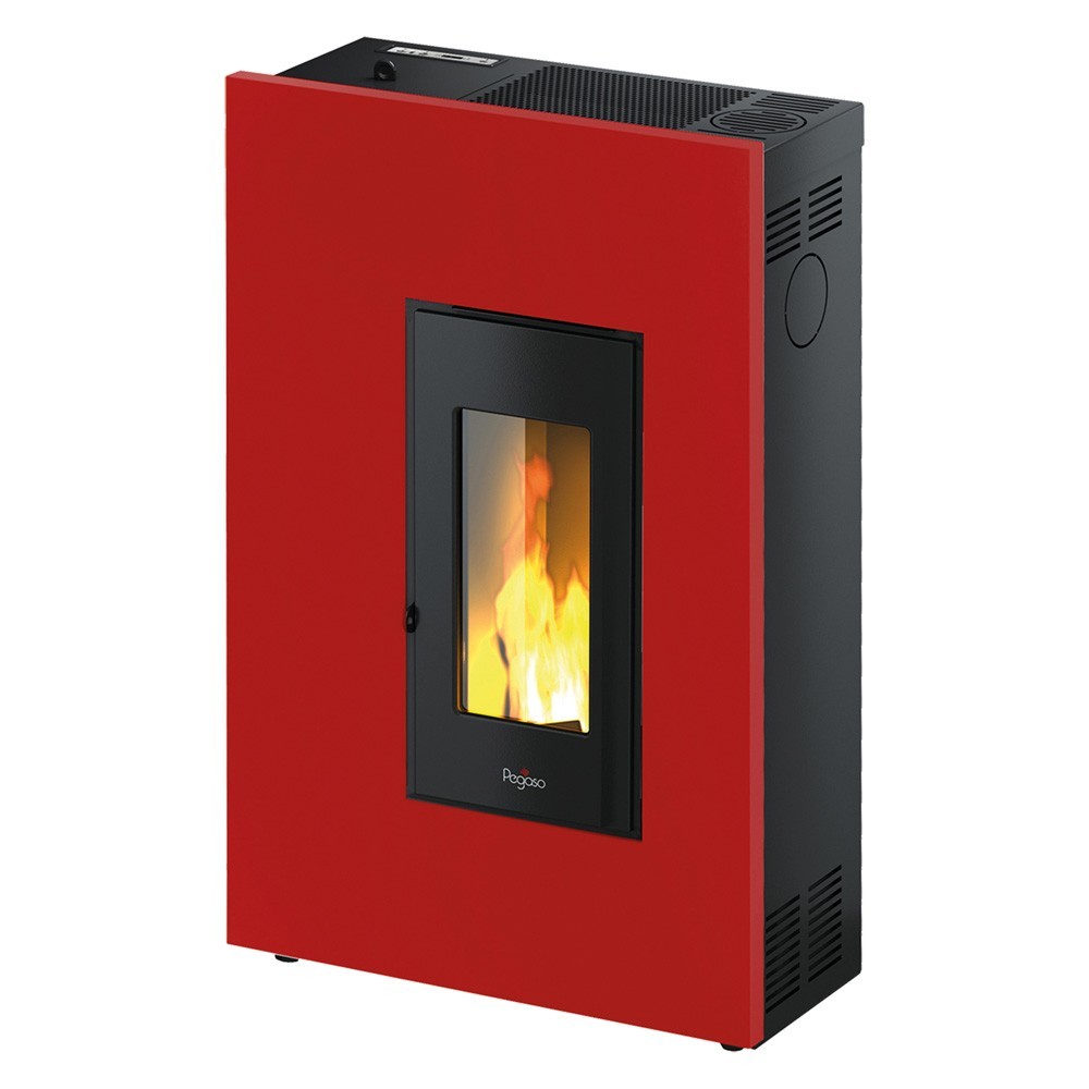 STUFA A PELLET MADISON 5 Colore rosso