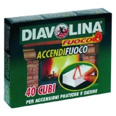 DIAVOLINA ACCENDIFUOCO 40 cubi - art. 15300