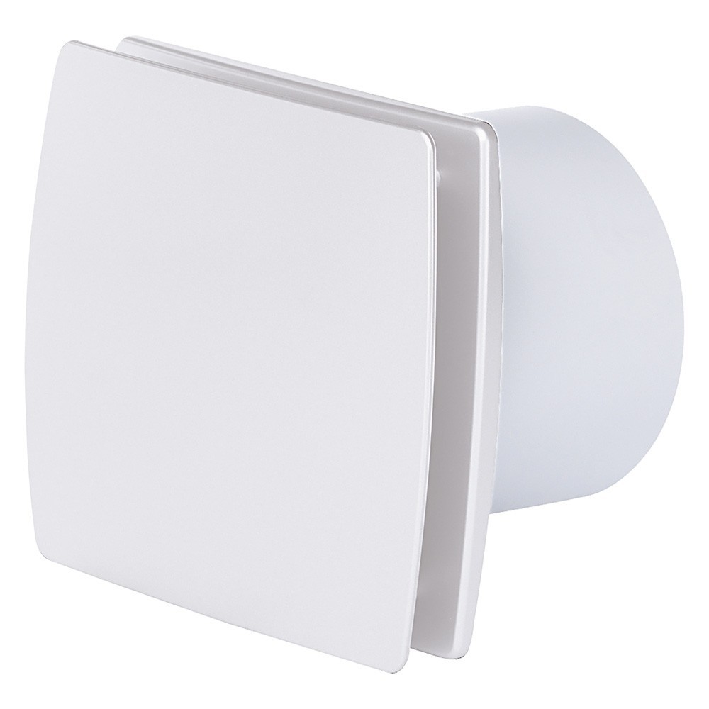 ASPIRATORE ELICOIDALE ELETTRICO DECOR d.mm 100 - 100 m3/h - 19W bianco