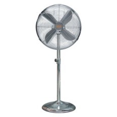 VENTILATORE DA PAVIMENTO CHROME 50 W - Ø 40 cm / altezza massima 130 cm