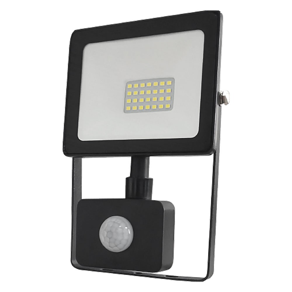 PROIETTORE A LED CON SENSORE PRESENZA 50W - mm 190 x 202 x 52 / 4000K (4400 lm) - bianco