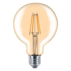 LAMPADA LED A FILAMENTO VINTAGE GLOBO CALDA 2700K 8W69W E27 - lm 950