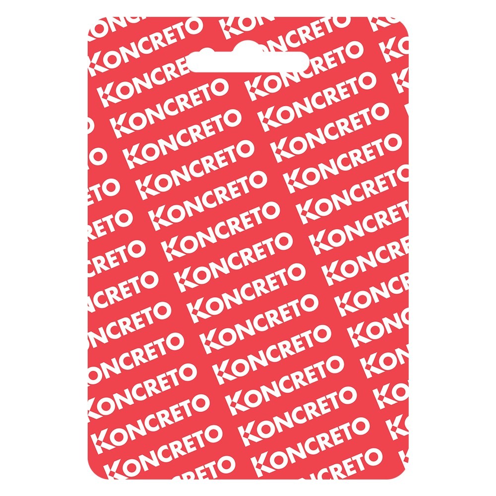 CARTELLINO FINE CORSA KONCRETO mm 80 x 125