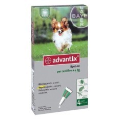 ANTIPARASSITARIO ADVANTIX SPOT-ON 4-10 kg - 6 pipette ml 1