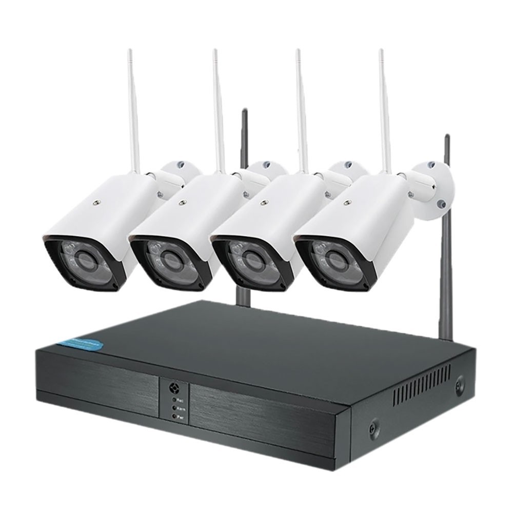 KIT VIDEOSORVEGLIANZA WIRELESS 1 NVR  4 telecamere