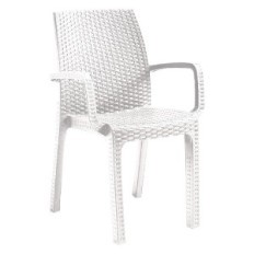 SEDIA IN POLIPROPILENE VERONA ARMCHAIR bianco