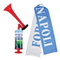 KIT DEL TIFOSO FORZA NAPOLI 2 pezzi