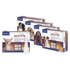 ANTIPARASSITARIO EFFITIX Cane Toy da 15 a 4 kg - 4 pipette ml 044